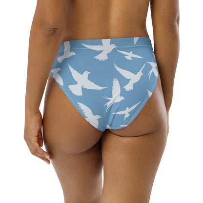 White Birds High-Waist Bikini Bottom