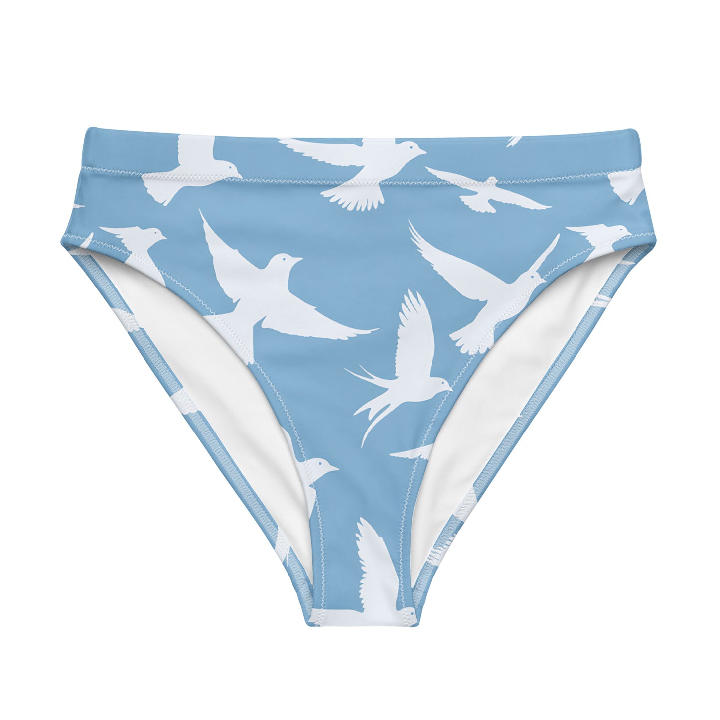 White Birds High-Waist Bikini Bottom