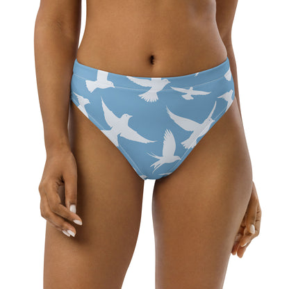 White Birds High-Waist Bikini Bottom