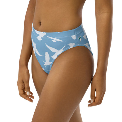 White Birds High-Waist Bikini Bottom