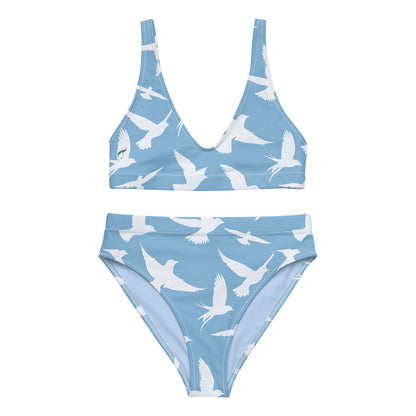 White Birds High-Waist Bikini