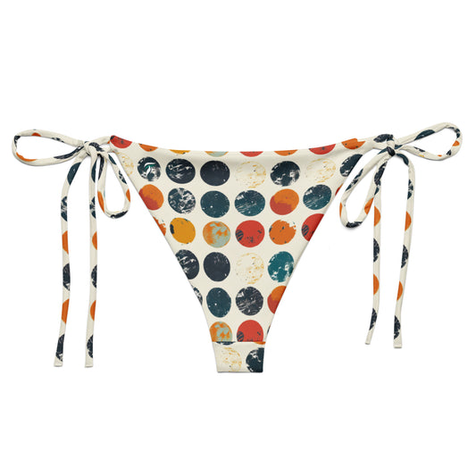 Sunset Circles String Bikini Bottom