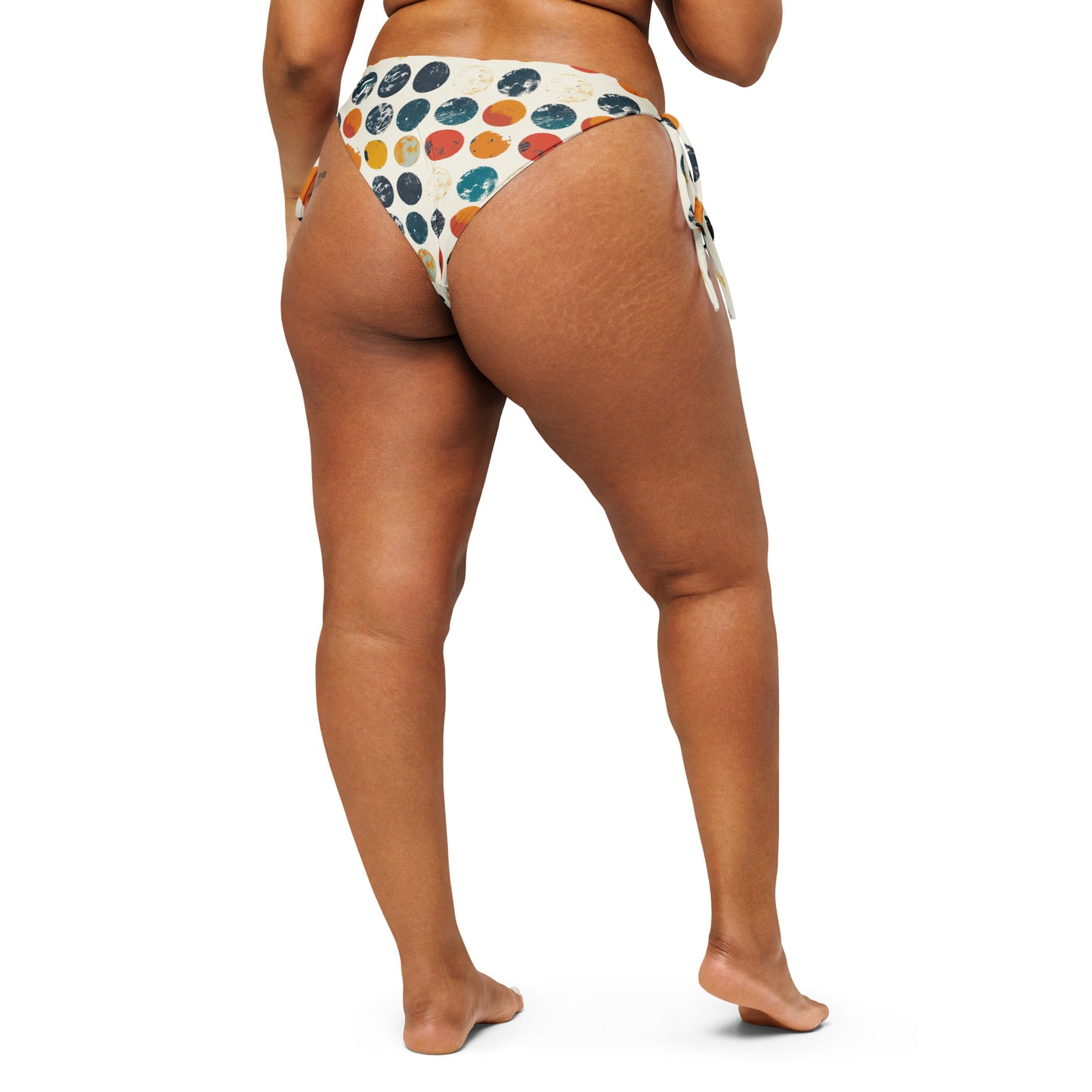 Sunset Circles String Bikini Bottom