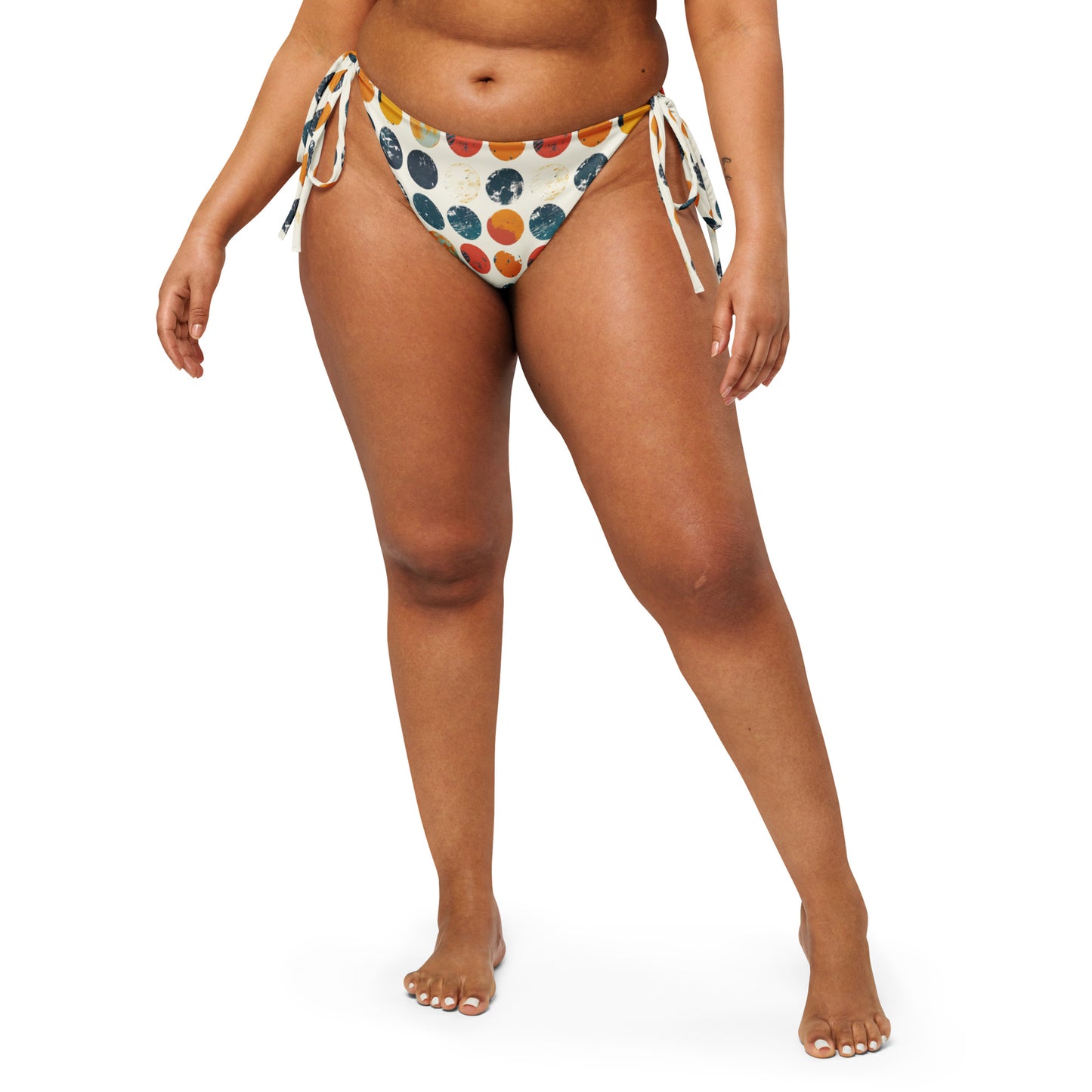 Sunset Circles String Bikini Bottom