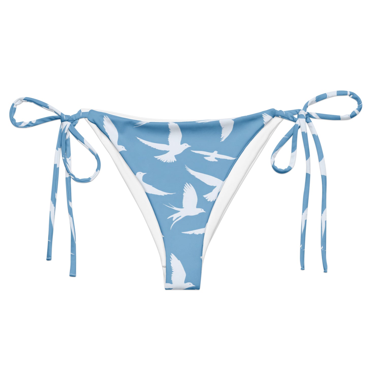 White Birds Spring Bikini Bottom