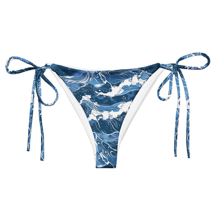 Ocean Waves String Bikini Bottom