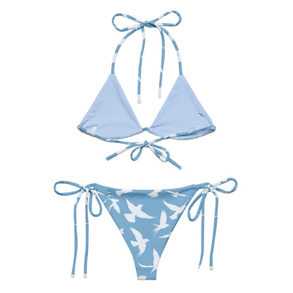 White Birds String Bikini