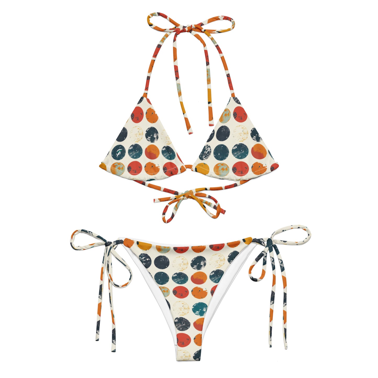 Sunset Circles String Bikini