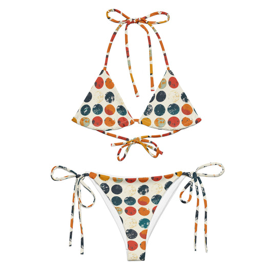 Sunset Circles String Bikini