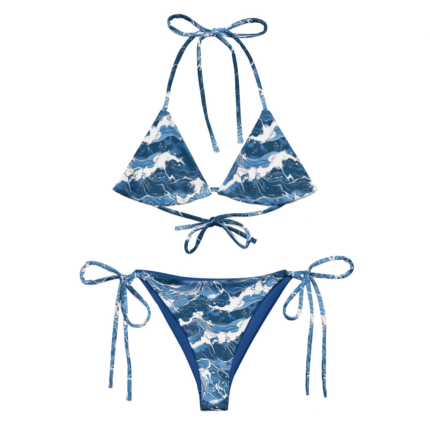 Ocean Waves String Bikini