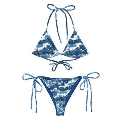 Ocean Waves String Bikini