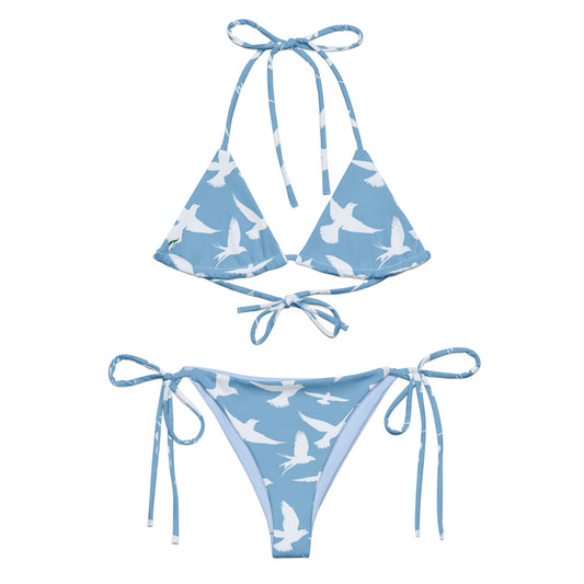 White Birds String Bikini