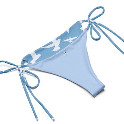 White Birds String Bikini